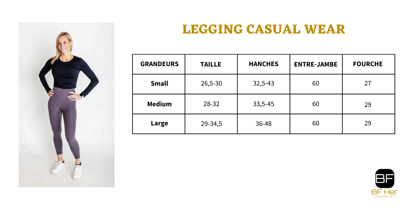 Legging CASUAL WEAR - Brun
